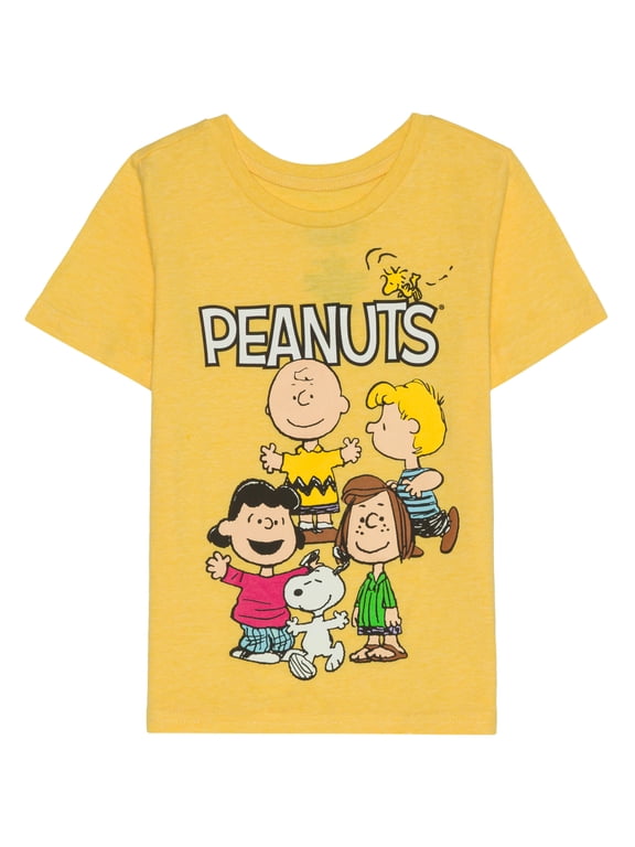 - Peanuts Crew Boys' Short Sleeve Graphic T-Shirt