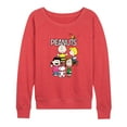 thumbnail image 1 of Peanuts - Peanuts Crew - Women's French Terry Long Sleeve Pullover, 1 of 4