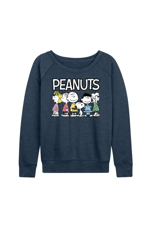 - Peanuts Crew - Women's Lightweight French Terry Long Sleeve Shirt