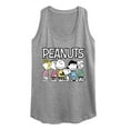 thumbnail image 1 of Peanuts - Peanuts Crew - Women's Racerback Tank Top, 1 of 6