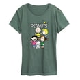 thumbnail image 1 of Peanuts - Peanuts Crew - Women's Short Sleeve Graphic T-Shirt, 1 of 5