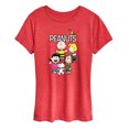 thumbnail image 1 of Peanuts - Peanuts Crew - Women's Short Sleeve Graphic T-Shirt, 1 of 5