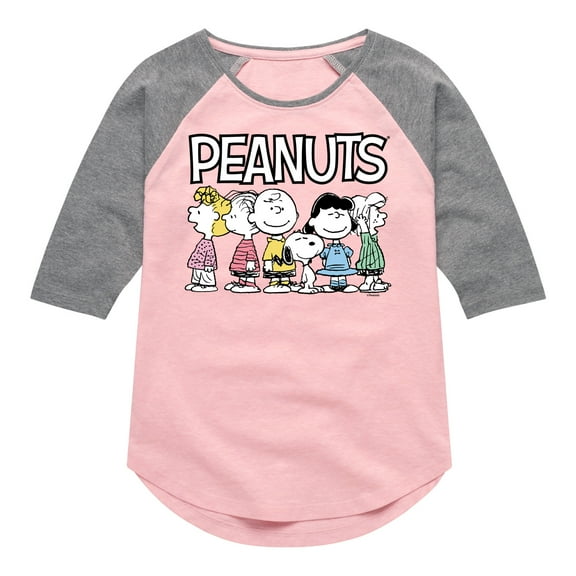 Peanuts - Peanuts Crew - Youth Girls Raglan Tee