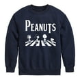 thumbnail image 1 of Peanuts - Peanuts Crossing Road - Toddler And Youth Crewneck Fleece Sweatshirt, 1 of 6