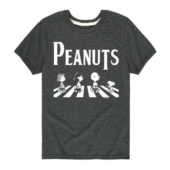 Peanuts - Peanuts Crossing Road - Toddler And Youth Short Sleeve Graphic T-Shirt