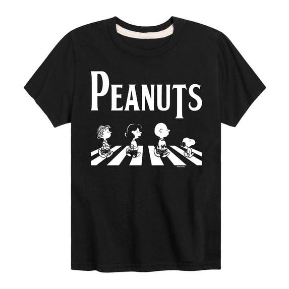 Peanuts - Peanuts Crossing Road - Toddler And Youth Short Sleeve Graphic T-Shirt