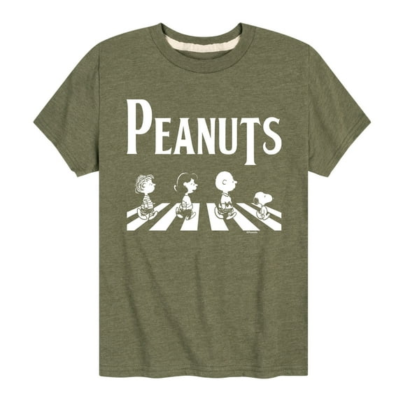 Peanuts - Peanuts Crossing Road - Toddler And Youth Short Sleeve Graphic T-Shirt