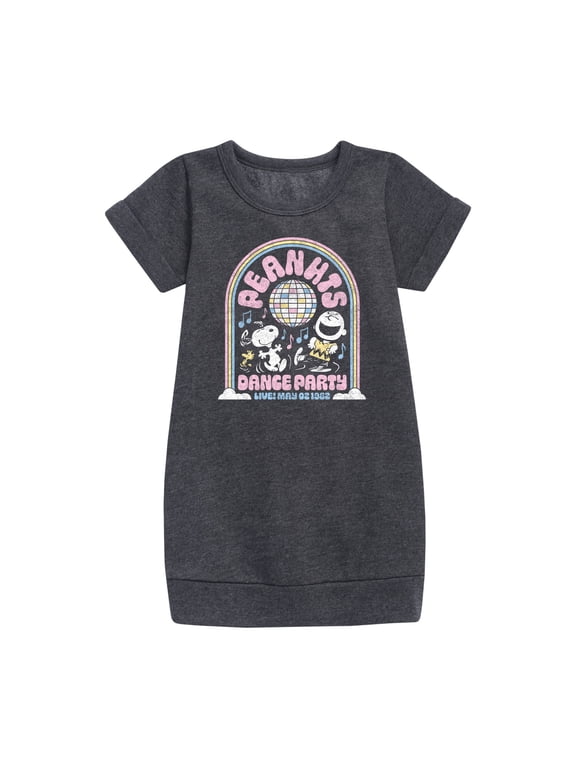 - Peanuts Dance Party - Toddler & Youth Girls Fleece Dress