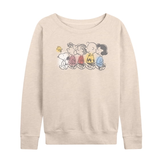 Peanuts - Peanuts Friends - Women's French Terry Long Sleeve Pullover