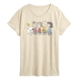 thumbnail image 1 of Peanuts - Peanuts Friends - Women's Short Sleeve Graphic T-Shirt, 1 of 5