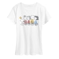 thumbnail image 1 of Peanuts - Peanuts Friends - Women's Short Sleeve Graphic T-Shirt, 1 of 5
