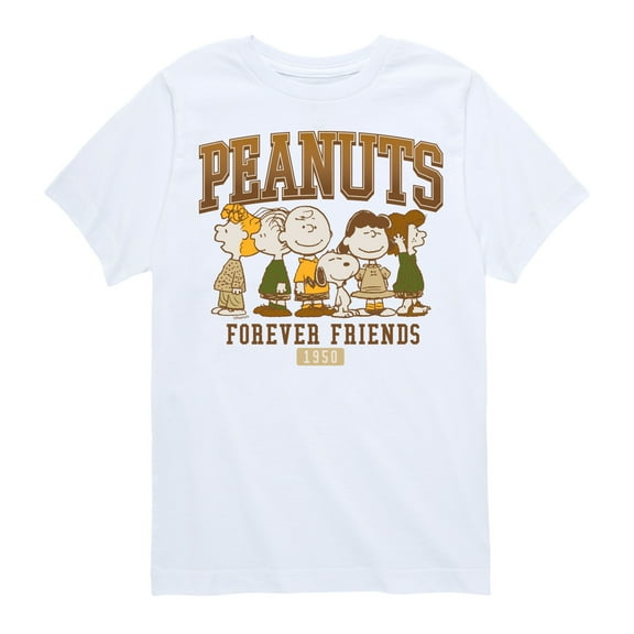 Peanuts - Peanuts Group Forever Friends - Toddler And Youth Short Sleeve Tee