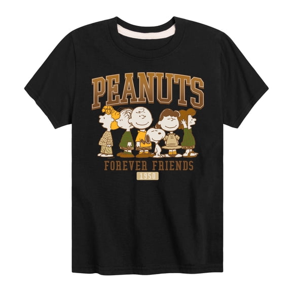 Peanuts - Peanuts Group Forever Friends - Toddler And Youth Short Sleeve Tee