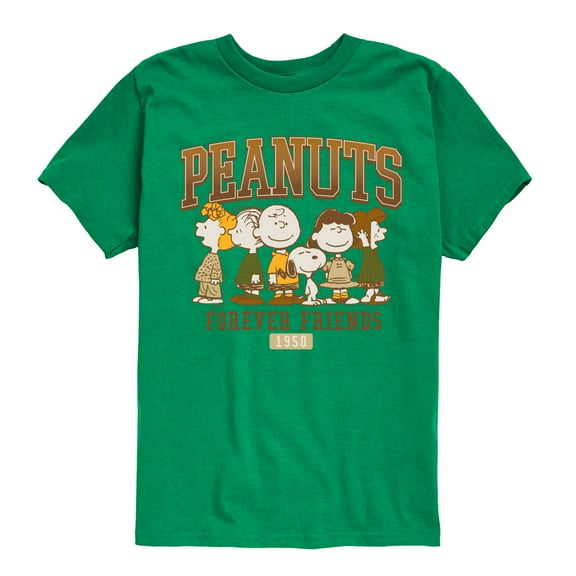 Peanuts - Peanuts Group Forever Friends - Toddler And Youth Short Sleeve Tee
