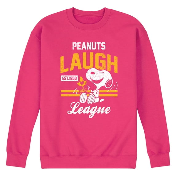 Peanuts - Peanuts Laugh League - Men's Crew Neck Fleece Pullover
