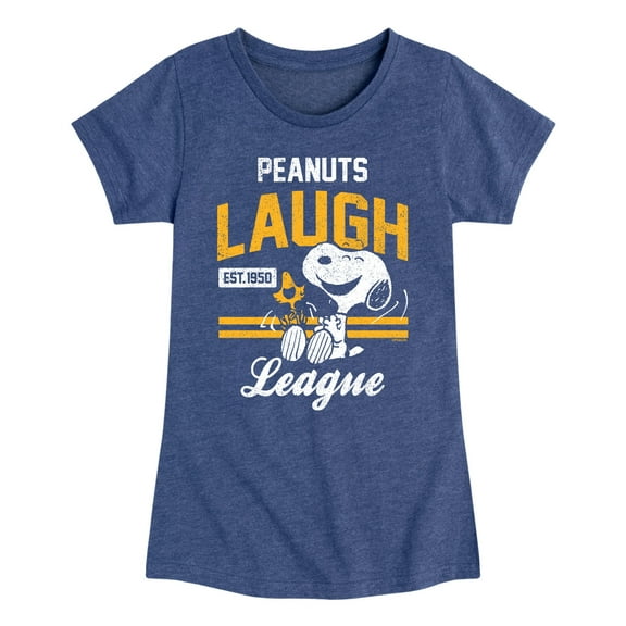 Peanuts - Peanuts Laugh League - Toddler & Youth Girls Short Sleeve Graphic T-Shirt