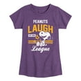 thumbnail image 1 of Peanuts - Peanuts Laugh League - Toddler & Youth Girls Short Sleeve Graphic T-Shirt, 1 of 6