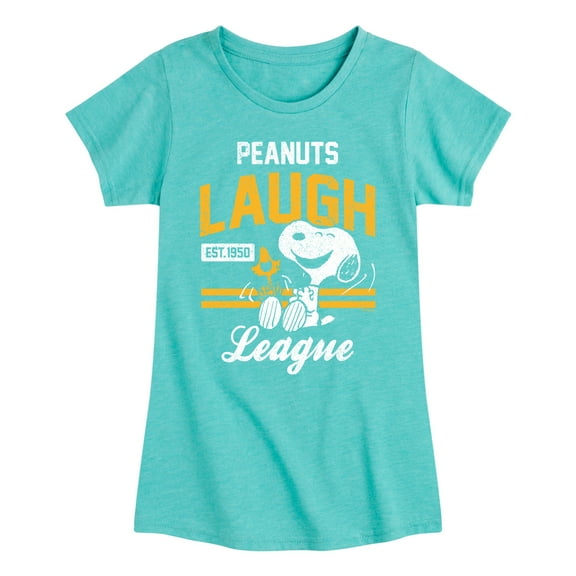 Peanuts - Peanuts Laugh League - Toddler & Youth Girls Short Sleeve Graphic T-Shirt