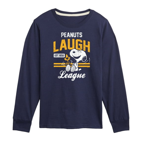 Peanuts - Peanuts Laugh League - Toddler & Youth Long Sleeve Graphic T-Shirt