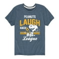 thumbnail image 1 of Peanuts - Peanuts Laugh League - Toddler & Youth Short Sleeve Graphic T-Shirt, 1 of 6