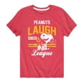 thumbnail image 1 of Peanuts - Peanuts Laugh League - Toddler & Youth Short Sleeve Graphic T-Shirt, 1 of 6