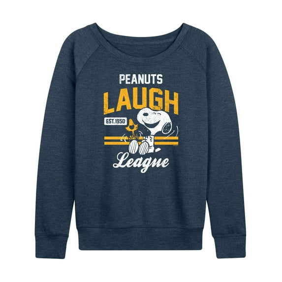 Peanuts - Peanuts Laugh League - Women's Lightweight French Terry Long Sleeve Shirt