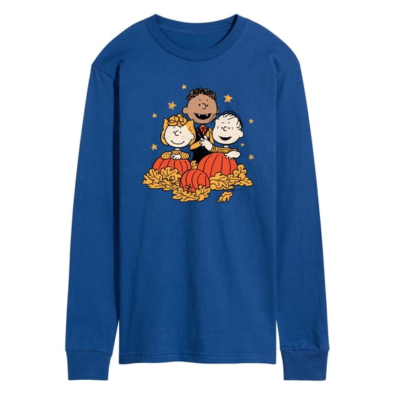 Peanuts - Peanuts Pumpkin Trio - Men's Long Sleeve T-Shirt