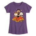 thumbnail image 1 of Peanuts - Peanuts Pumpkin Trio - Toddler & Youth Girls Short Sleeve Graphic T-Shirt, 1 of 6