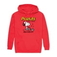 thumbnail image 1 of Peanuts - Peanuts Records Snoopy Headphones - Men's Pullover Hoodie, 1 of 6