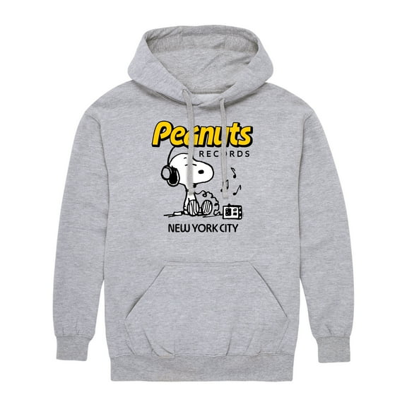 Peanuts - Peanuts Records Snoopy Headphones - Men's Pullover Hoodie