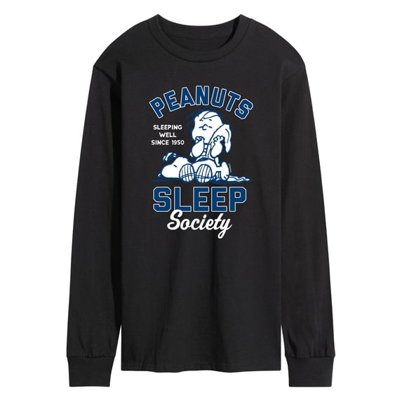 Peanuts - Peanuts Sleep Society - Men's Long Sleeve T-Shirt