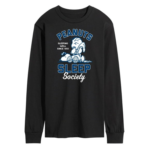 Peanuts - Peanuts Sleep Society - Men's Long Sleeve T-Shirt