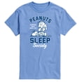 thumbnail image 1 of Peanuts - Peanuts Sleep Society - Men's Short Sleeve Graphic T-Shirt, 1 of 6