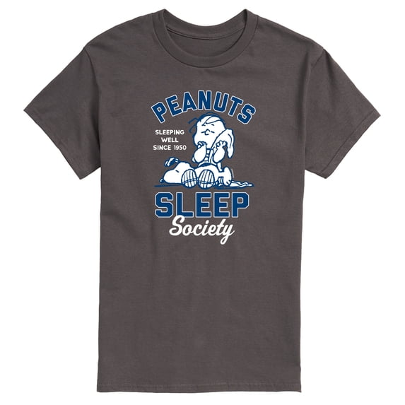 Peanuts - Peanuts Sleep Society - Men's Short Sleeve Graphic T-Shirt