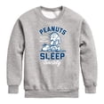 thumbnail image 1 of Peanuts - Peanuts Sleep Society - Toddler & Youth Crewneck Fleece Sweatshirt, 1 of 6