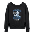 thumbnail image 1 of Peanuts - Peanuts Sleep Society - Women's Lightweight French Terry Long Sleeve Shirt, 1 of 6