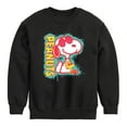 thumbnail image 1 of Peanuts - Peanuts Snoopy Woodstock - Toddler And Youth Crewneck Fleece Sweatshirt, 1 of 6