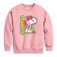 thumbnail image 1 of Peanuts - Peanuts Snoopy Woodstock - Toddler And Youth Crewneck Fleece Sweatshirt, 1 of 5