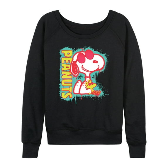 Peanuts - Peanuts Snoopy Woodstock - Women's Lightweight French Terry Long Sleeve Shirt