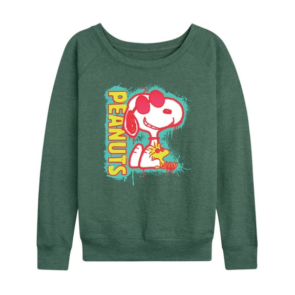 Peanuts - Peanuts Snoopy Woodstock - Women's Lightweight French Terry Long Sleeve Shirt