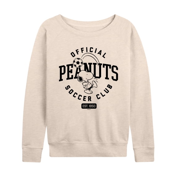 Peanuts - Peanuts Soccer Club - Women's French Terry Long Sleeve Pullover