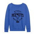 thumbnail image 1 of Peanuts - Peanuts Soccer Club - Women's French Terry Long Sleeve Pullover, 1 of 4