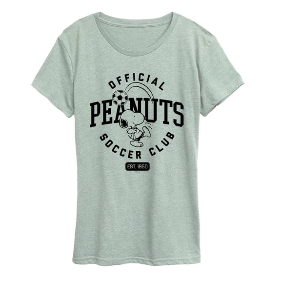 Peanuts - Peanuts Soccer Club - Women's Short Sleeve Graphic T-Shirt