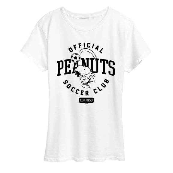 Peanuts - Peanuts Soccer Club - Women's Short Sleeve Graphic T-Shirt
