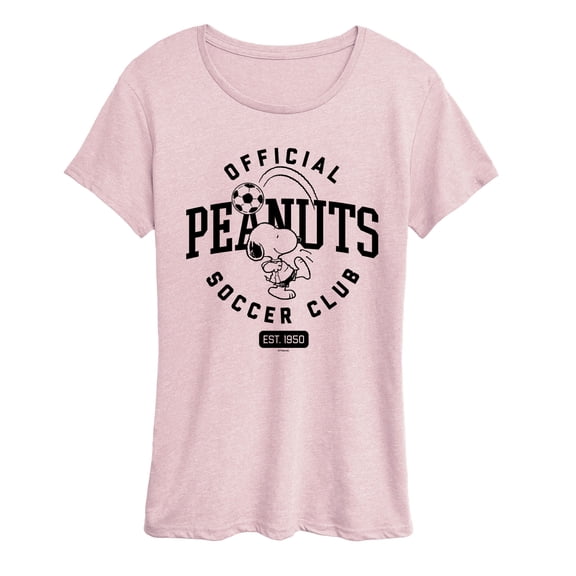 Peanuts - Peanuts Soccer Club - Women's Short Sleeve Graphic T-Shirt