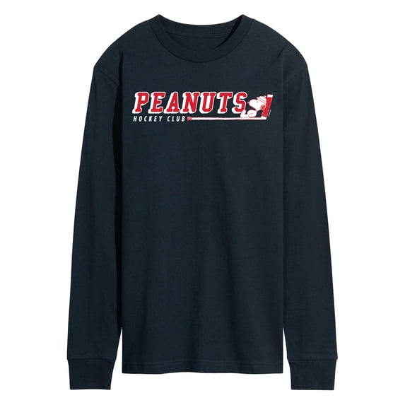 Peanuts - Hockey Club Snoopy - Men's Long Sleeve Graphic T-Shirt