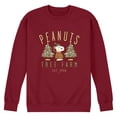 thumbnail image 1 of Peanuts - Peanuts Tree Farm  - Men's Long Sleeve Crew Fleece Sweatshirt, 1 of 4