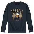 thumbnail image 1 of Peanuts - Peanuts Tree Farm  - Men's Long Sleeve Crew Fleece Sweatshirt, 1 of 4