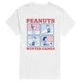 thumbnail image 1 of Peanuts - Peanuts Winter Games - Men's Short Sleeve Graphic T-Shirt, 1 of 5