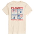 thumbnail image 1 of Peanuts - Peanuts Winter Games - Men's Short Sleeve Graphic T-Shirt, 1 of 5